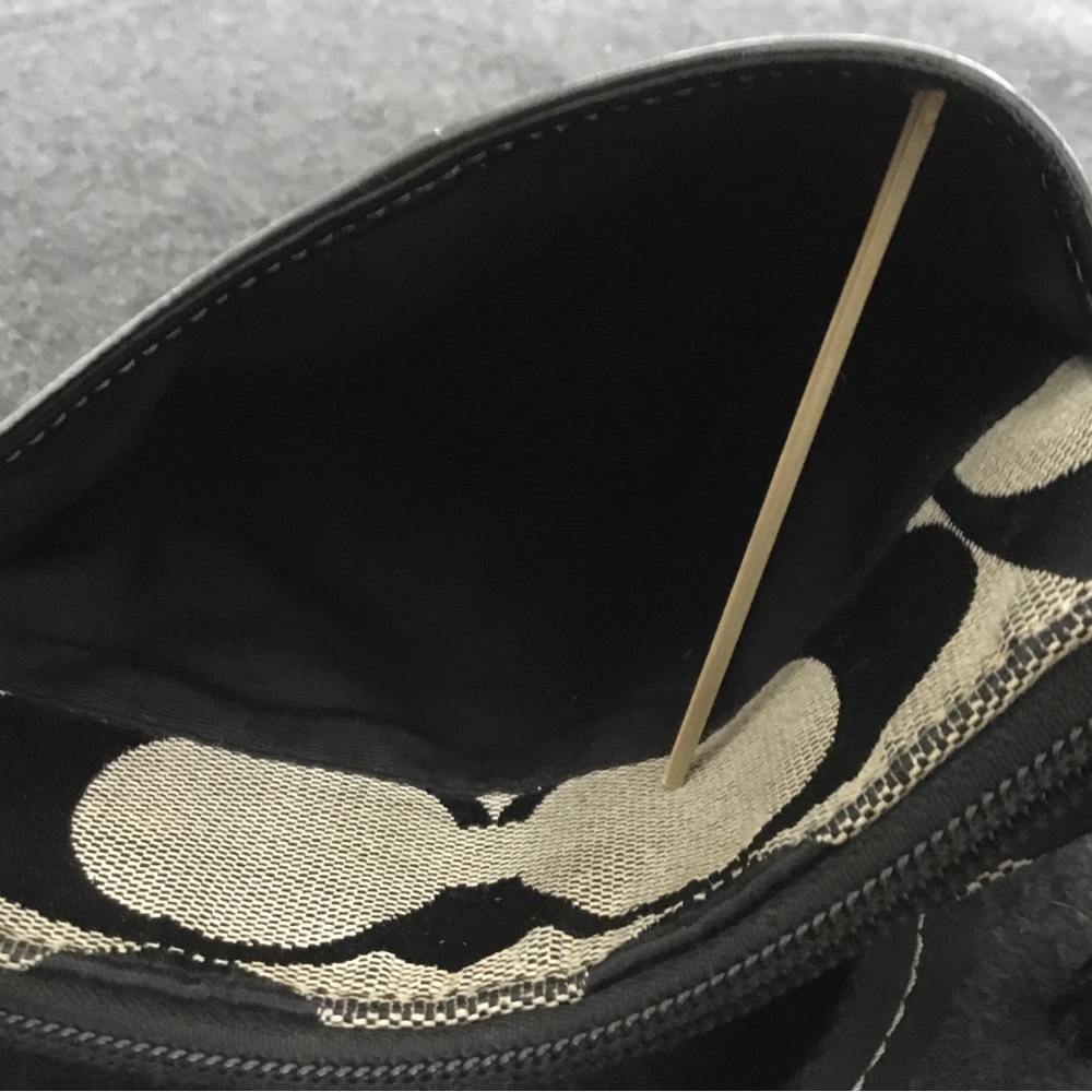 Vintage Coach Signature Logo Crossbody Messenger Bag - Picture 6 of 8